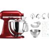 KitchenAid Robot ménager KSM200 Rouge bordeaux