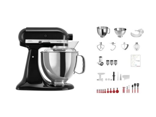 KitchenAid Robot ménager Artisan KSM200 Noir brillant 10