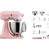 KitchenAid Robot ménager Artisan KSM200 rose sombre