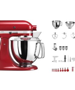 KitchenAid Robot ménager Artisan KSM200 Rouge 10