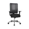 Contini Chaise de bureau Profi Noir