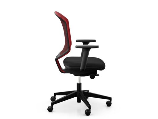 Giroflex Chaise de bureau Chair2Go 434 Noir/Rouge 3