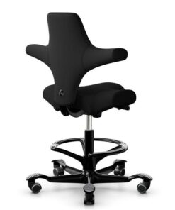 HÅG Chaise de bureau Capisco 8106 mit Fussring Noir 2