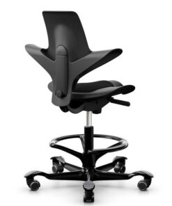 HÅG Chaise de bureau Capisco Puls 8010 avec anneau de pied Noir 2