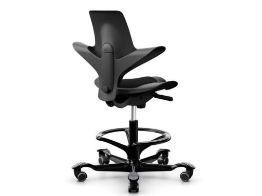 HÅG Chaise de bureau Capisco Puls 8010 avec anneau de pied Noir 2