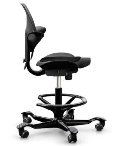 HÅG Chaise de bureau Capisco Puls 8010 avec anneau de pied Noir 3