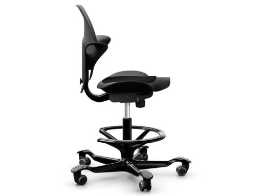 HÅG Chaise de bureau Capisco Puls 8010 avec anneau de pied Noir 3