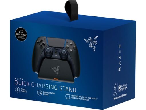 Razer Quick Charging Stand Noir avec contrôleur DualSense 6