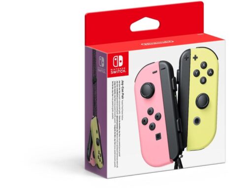 Nintendo Manette pour Switch Joy-Con Set rose pastel/jaune 2