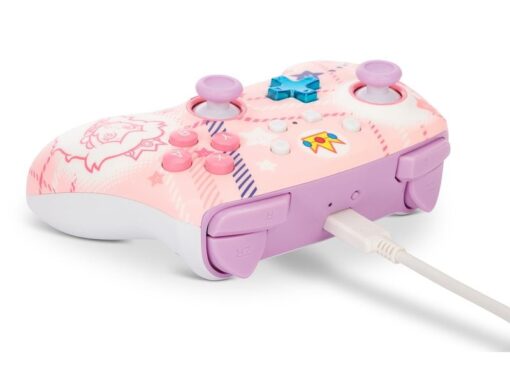 Power A Enhanced Wireless Controller Princess Peach Plaid 4