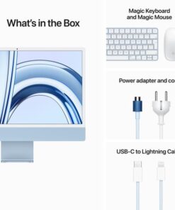 Apple iMac 24″ M3 8C GPU / 256 Go / 8 Go Bleu 8