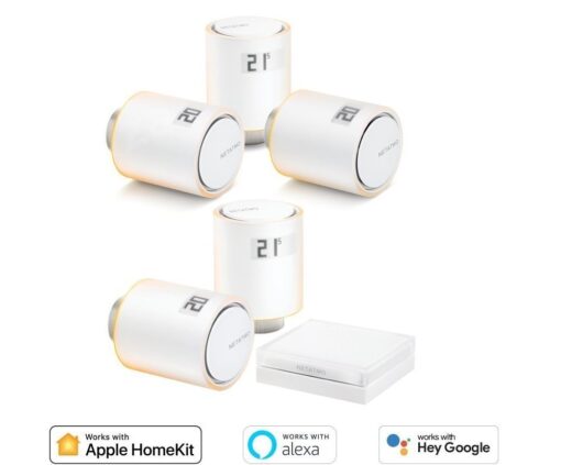 5x Têtes Thermostatiques intelligentes + Hub