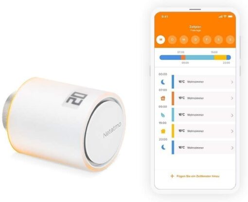 Tête Thermostatique Intelligente Additionnelle Netatmo pour