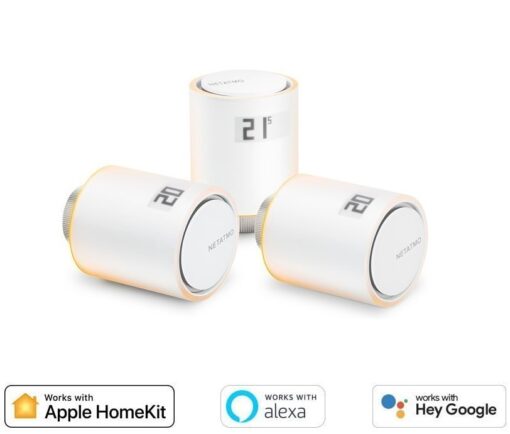 3x Têtes Thermostatiques Intelligentes Additionnelles Netatmo