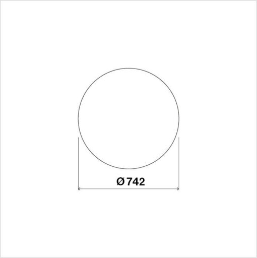 Hotte de ventilation îlot LOOP ISOLA 74 GR FALMEC