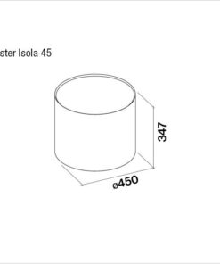 Hotte de ventilation E-ION TWISTER ISOLA 45 N FALMEC