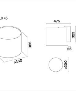 Hotte de ventilation E-ION EOLO 45 N FALMEC