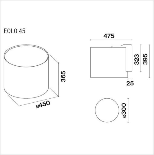 Hotte de ventilation E-ION EOLO 45 W FALMEC