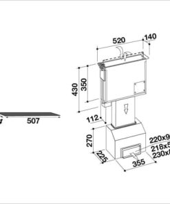 Hotte de ventilation DHD7561B DE DIETRICH