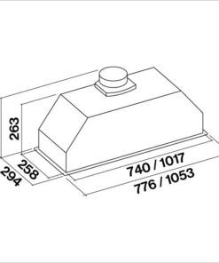 Hotte de ventilation INCASSO 105 FALMEC