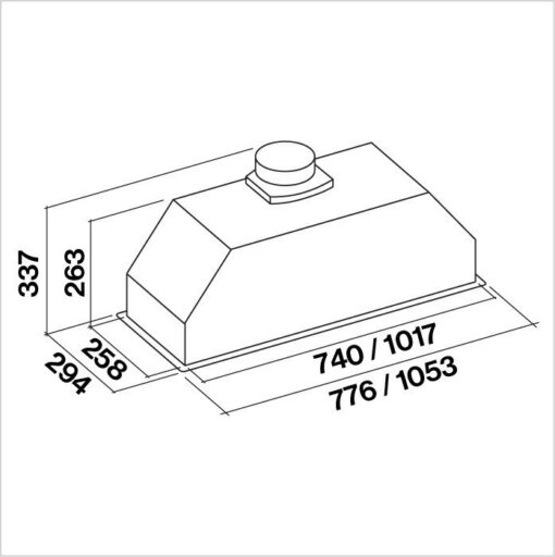 Hotte de ventilation INCASSO 105 FALMEC