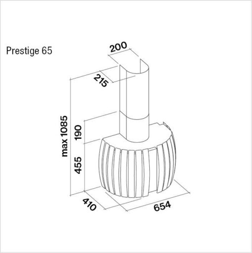 Hotte de ventilation PRESTIGE 65 W FALMEC