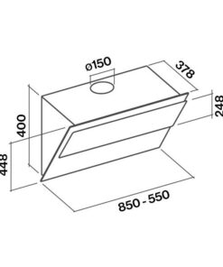 Hotte de ventilation VERSO 85 W FALMEC