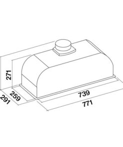 Hotte de ventilation INCASSO 70 FALMEC