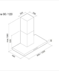 Hotte de ventilation PLANE 120 FALMEC