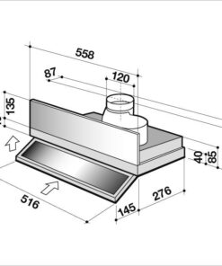 Hotte de ventilation DHT1116X DE DIETRICH