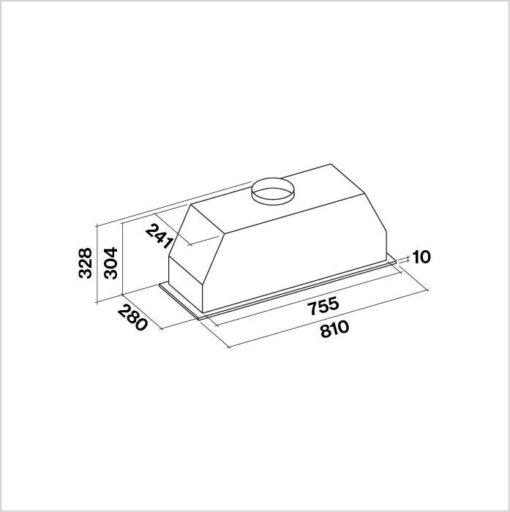 Hotte de ventilation INCASSO 80 PRO FALMEC