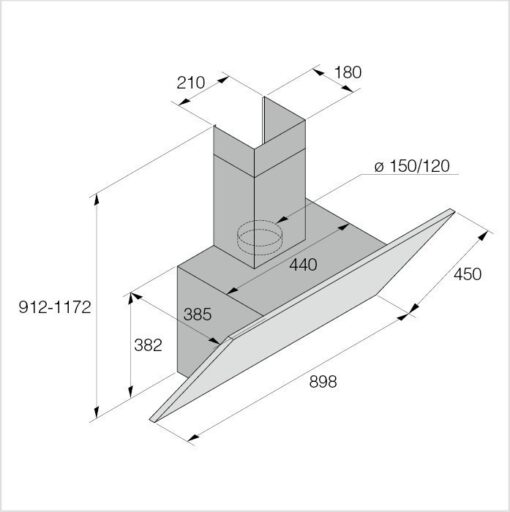 Hotte de ventilation Craft CD4934B ASKO