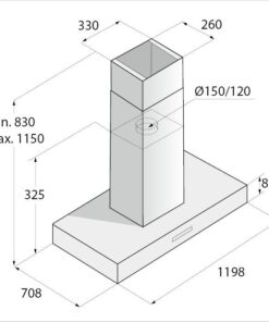 Hotte de ventilation ELEMENTS CI41230G ASKO