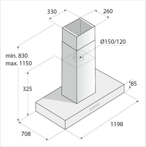 Hotte de ventilation ELEMENTS CI41230G ASKO