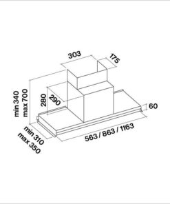 Hotte de ventilation plus VIRGOLA NODROP 120 FALMEC