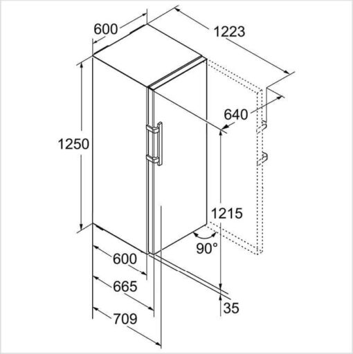 B-2830-22 LIEBHERR Réfrigérateur complet BioFresh pose libre