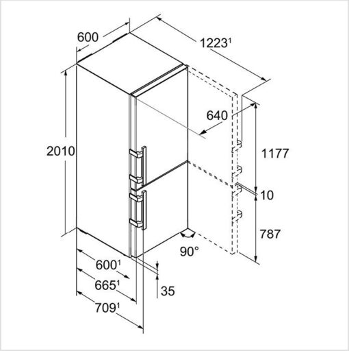 CBNIES-4878-21 LIEBHERR Combinés réfrigérateurs-congélateur