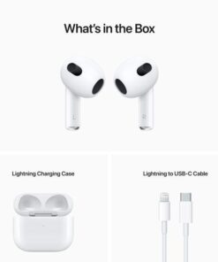 Apple Écouteurs True Wireless In-Ear AirPods 3. Gen Lightning 6