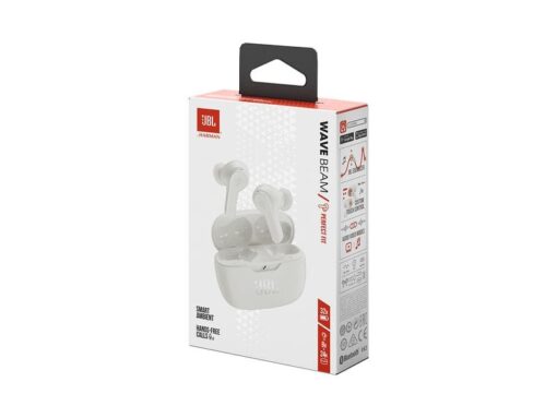 JBL Écouteurs True Wireless In-Ear Vibe Beam Blanc 6