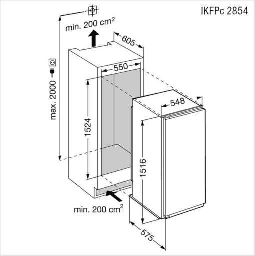 IKFPC-2854-21 LIEBHERR Réfrigérateur