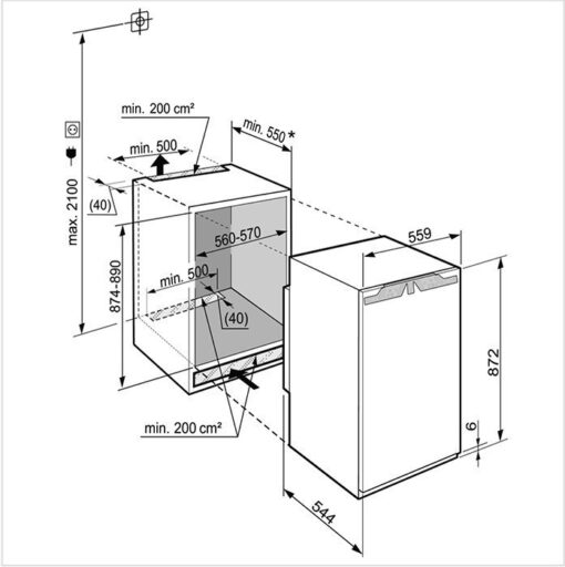 SIBP-1650-21 LIEBHERR Réfrigérateur BioFresh