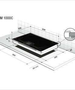 DE DIETRICH Plan de cuisson induction DTIM1000C