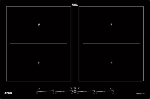 FORS Plan de cuisson induction 80 cm TIFS 844 FB