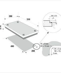 BRANDT Vitrocéramique 30 cm BPV6210B