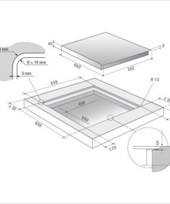 DE DIETRICH Vitrocéramique 65 cm DPV7650B