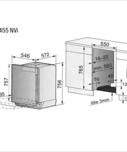 FORS Lave-vaisselle SMS 55 cm LV-455NVI 41093