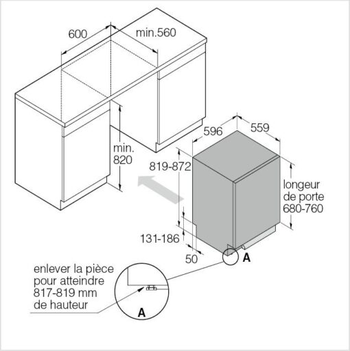 ASKO Lave-vaisselle intégré Logic 60 cm DFI433B