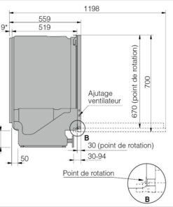 ASKO Lave-vaisselle intégré Logic 60 cm DFI433B