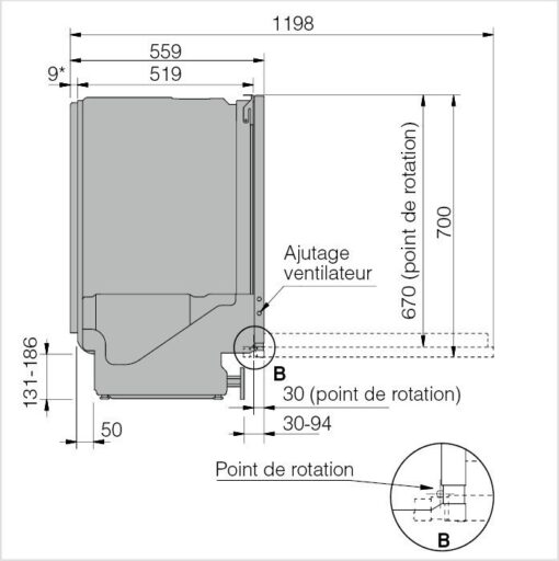 ASKO Lave-vaisselle intégré Logic 60 cm DFI433B