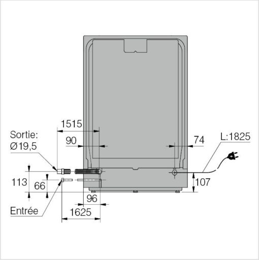 ASKO Lave-vaisselle intégré Logic 60 cm DFI433B